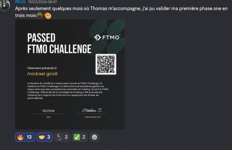 Première phase validée en trois mois